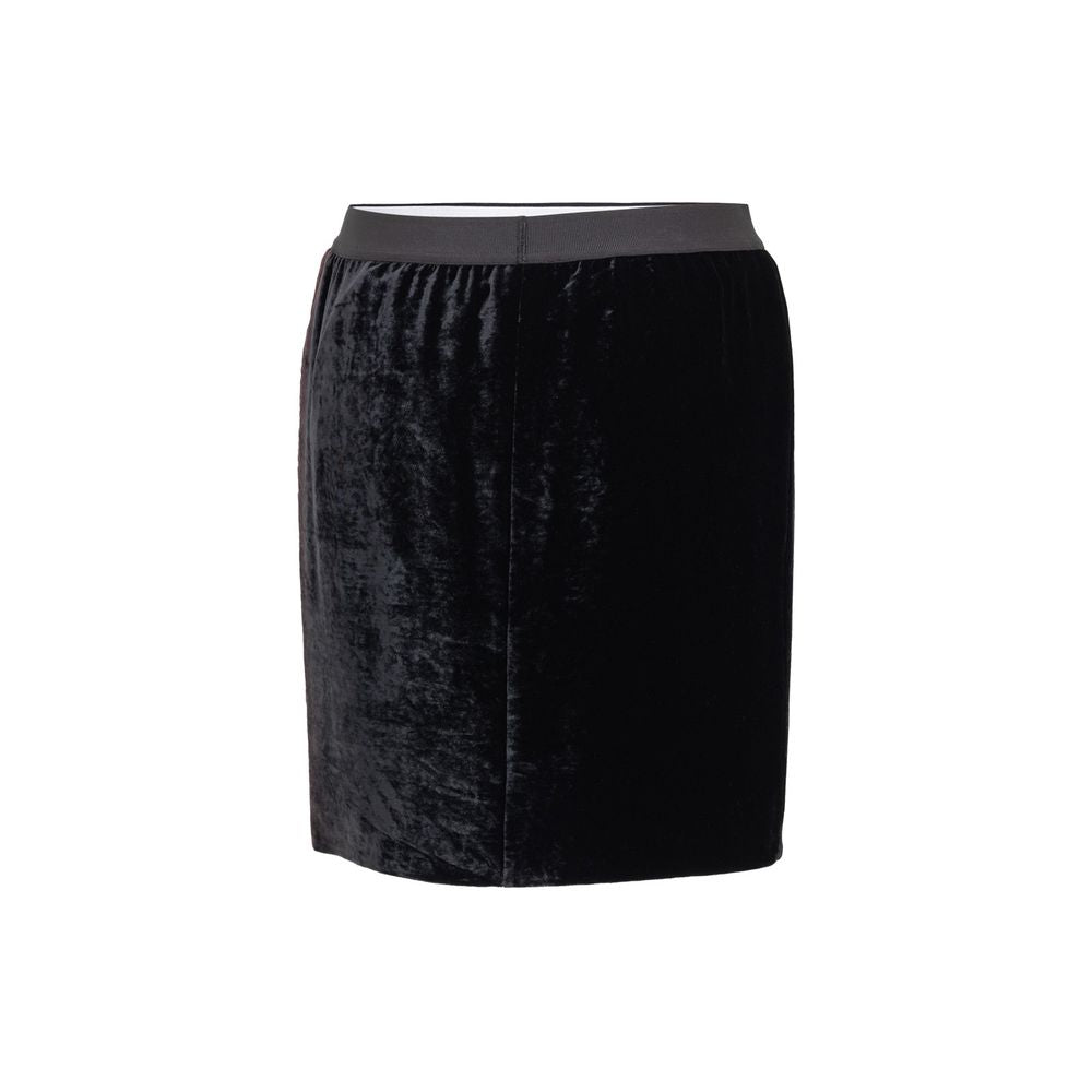 Black Viscose Mini