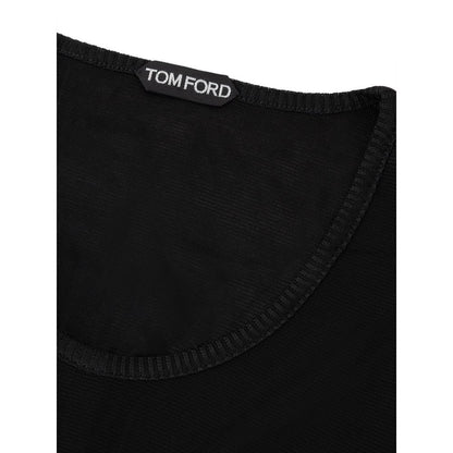 Black Viscose Tank Top