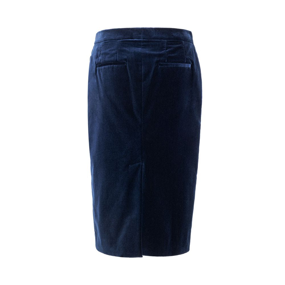 Blue Cotton Skirt