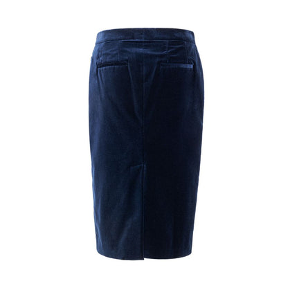 Blue Cotton Skirt
