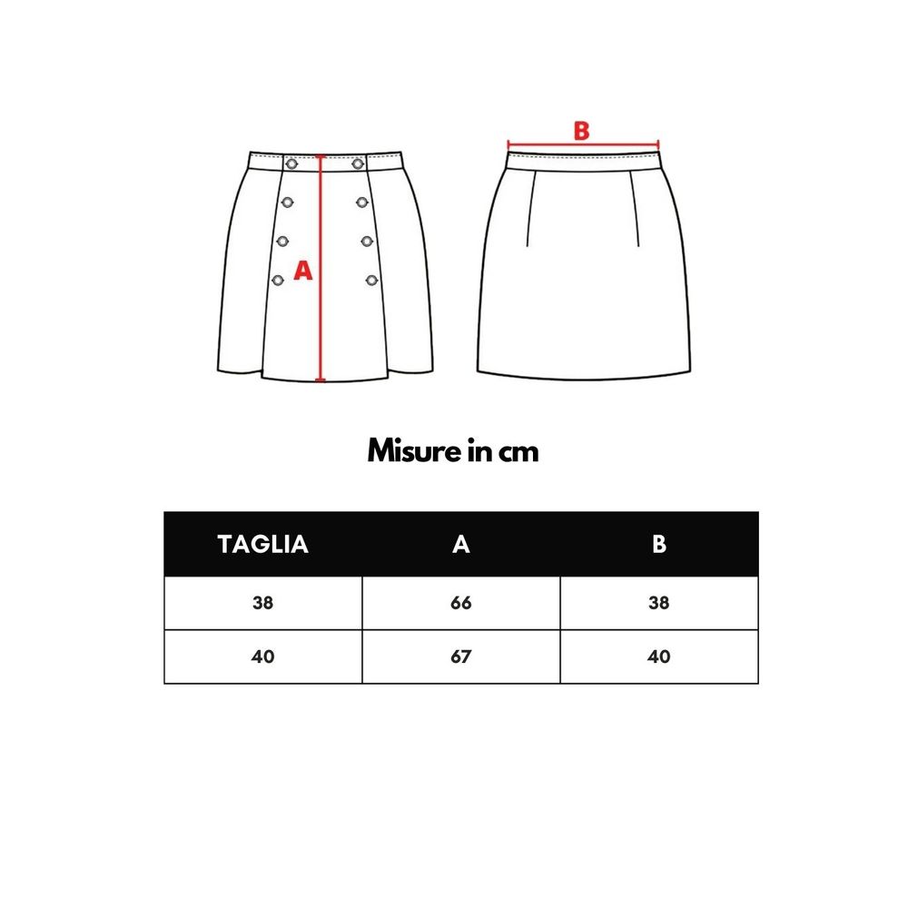 Blue Cotton Skirt