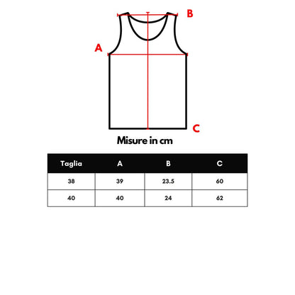 Gray Viscose Tank Top