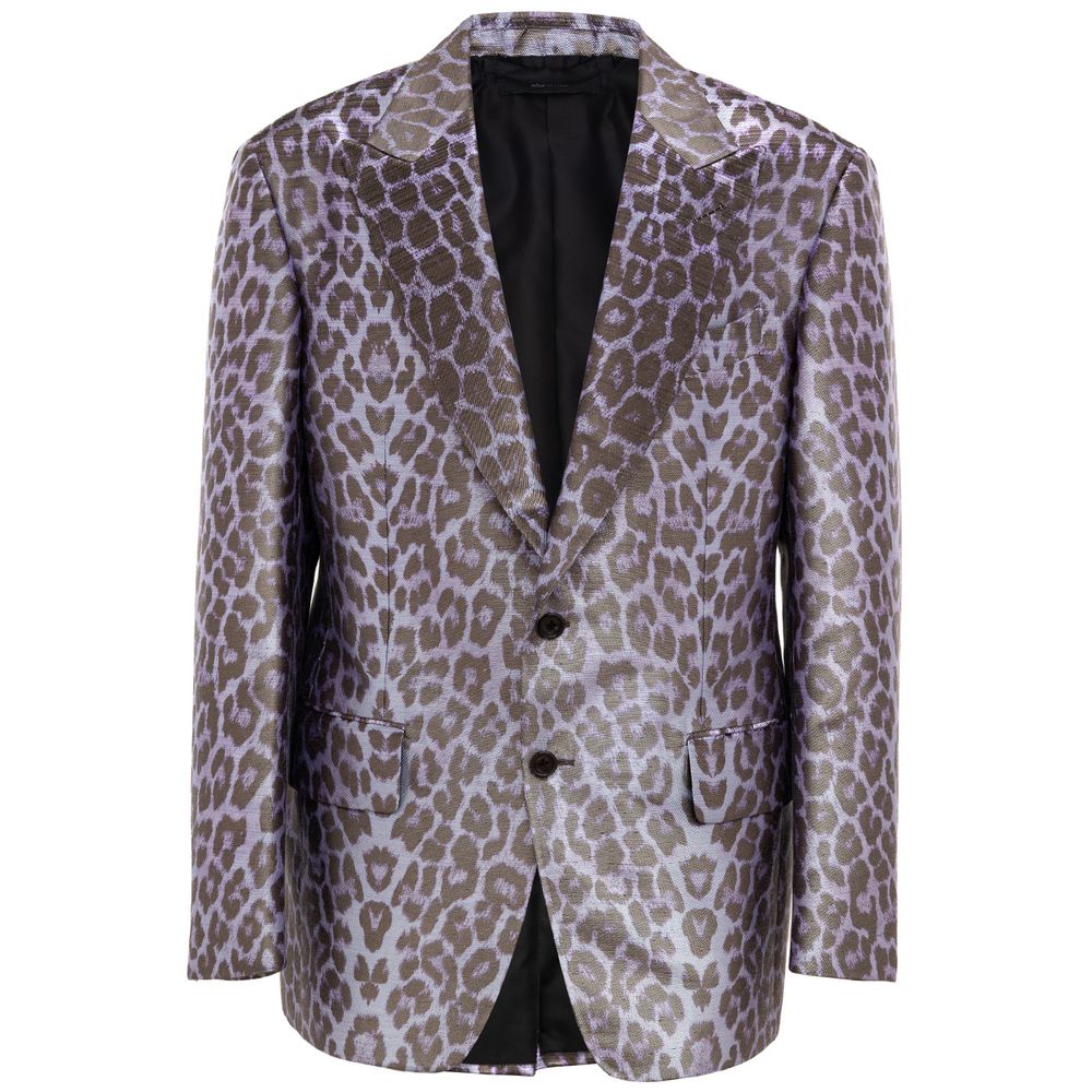 Purple Viscose Suit & Blazer