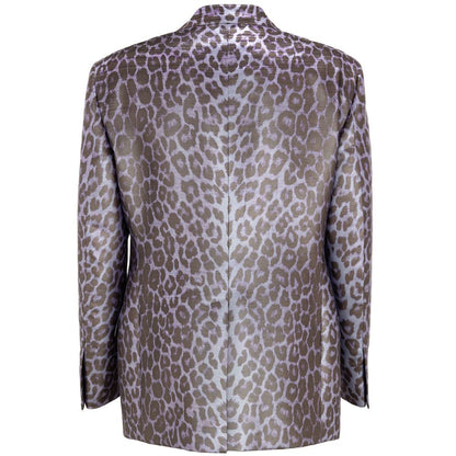 Purple Viscose Suit & Blazer