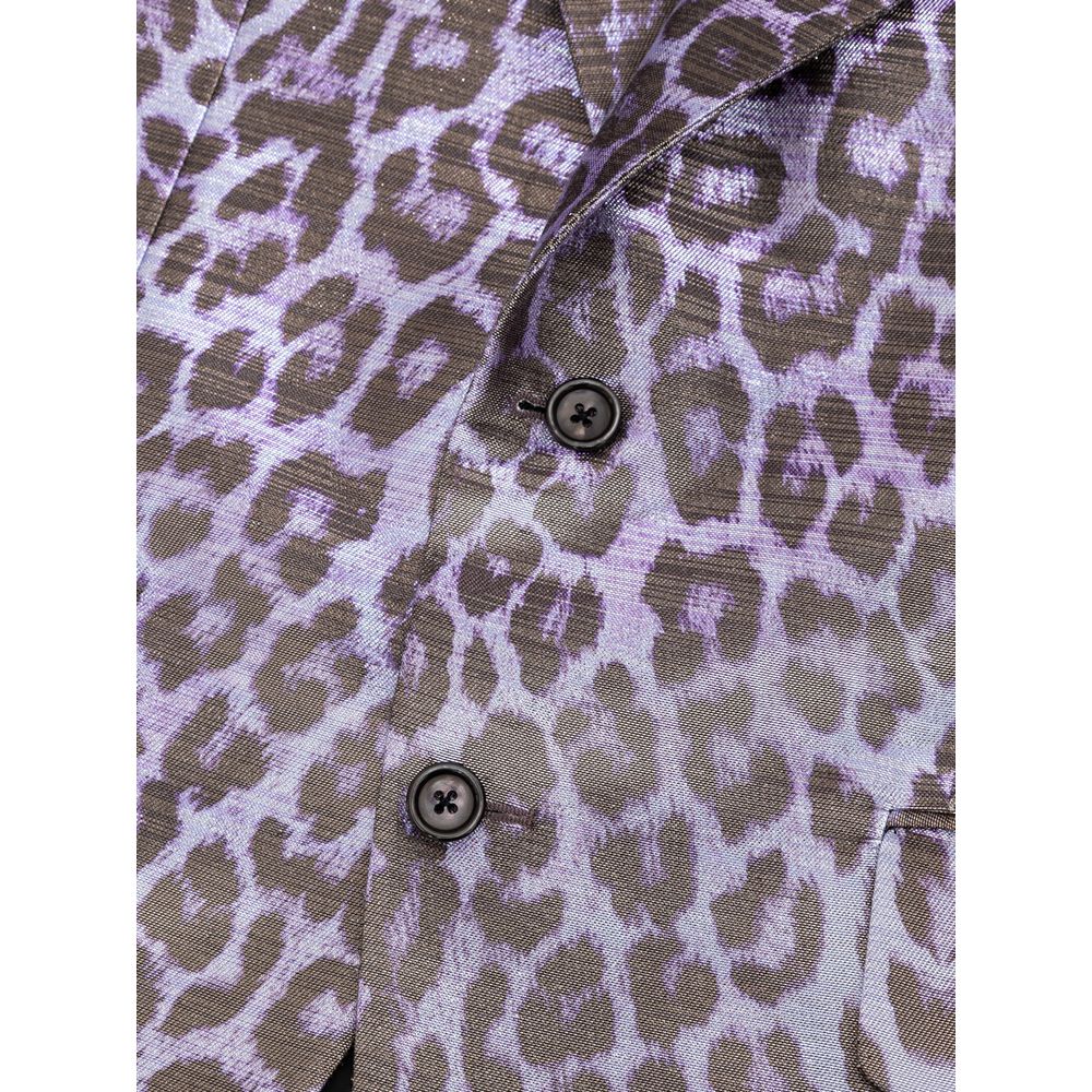 Purple Viscose Suit & Blazer