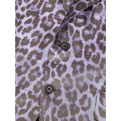 Purple Viscose Suit & Blazer