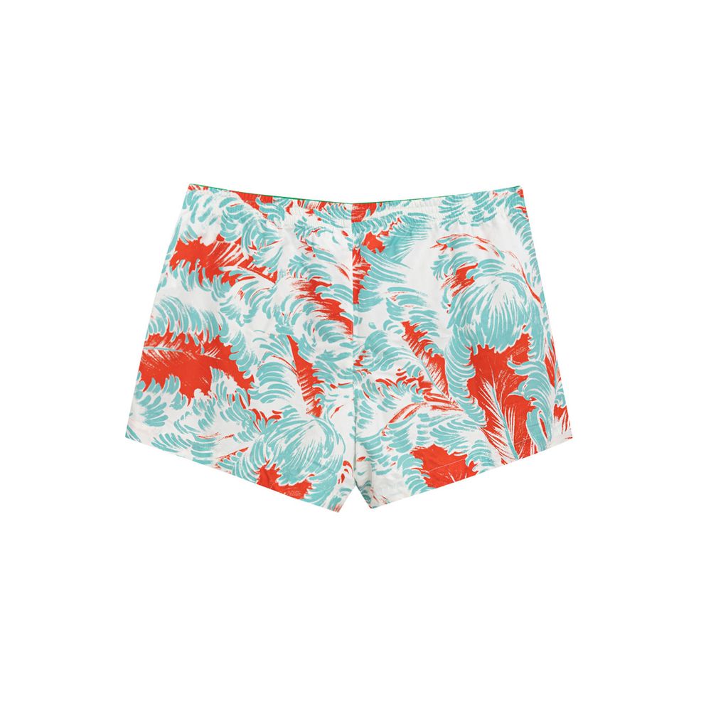 White Polyamide Swim Short