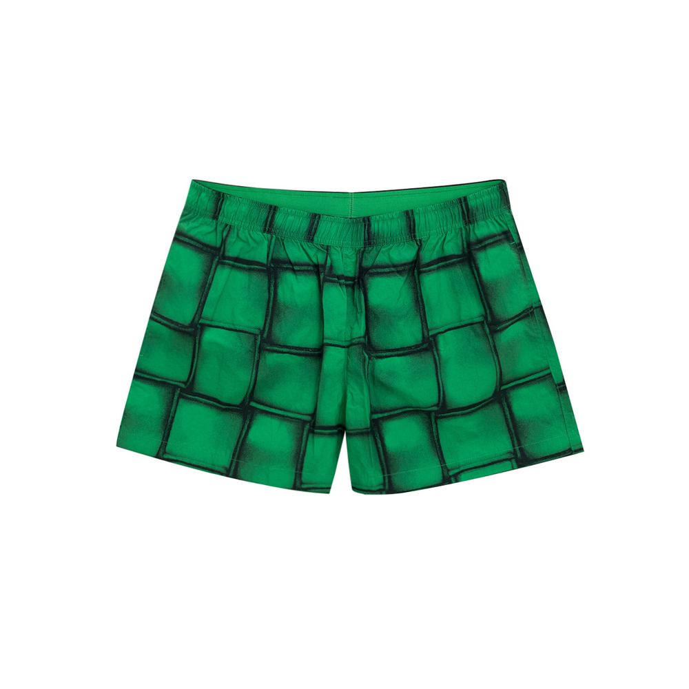 Green Polyamide Swim Short
