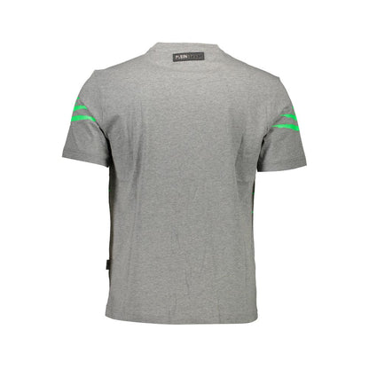Brown Cotton Men T-Shirt