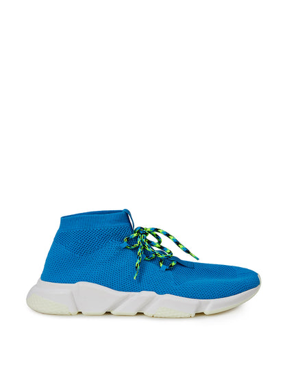 Exquisitas zapatillas de algodón azul para hombre