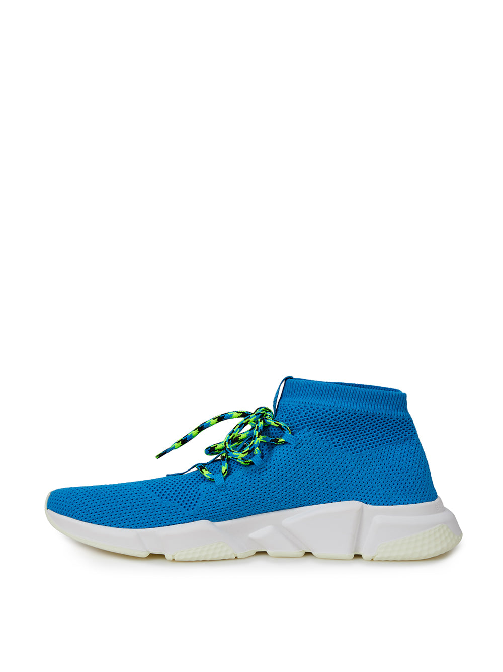 Exquisitas zapatillas de algodón azul para hombre