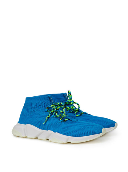 Exquisitas zapatillas de algodón azul para hombre