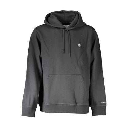 Black Cotton Unisex Sweatshirt