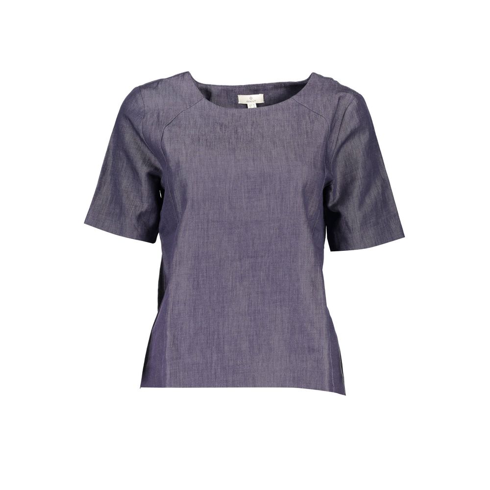 Blue Cotton Unisex T-Shirt