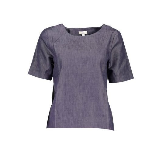 Blue Cotton Unisex T-Shirt