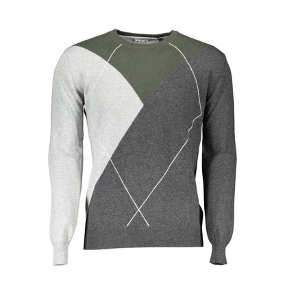 Gray Wool Men Sweater