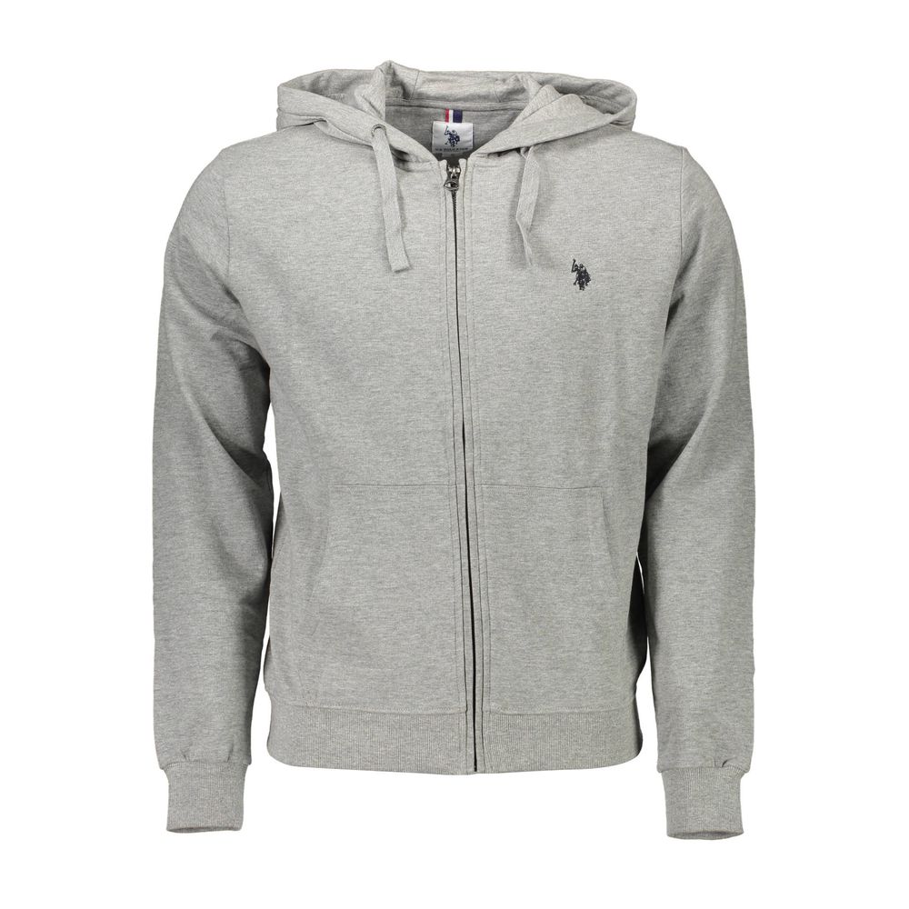 Gray Cotton Men Sweater