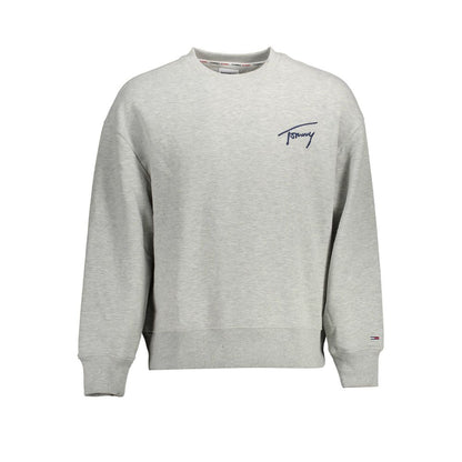 Gray Cotton Men Sweater