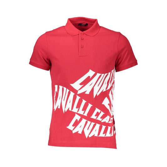 Red Cotton Polo Shirt