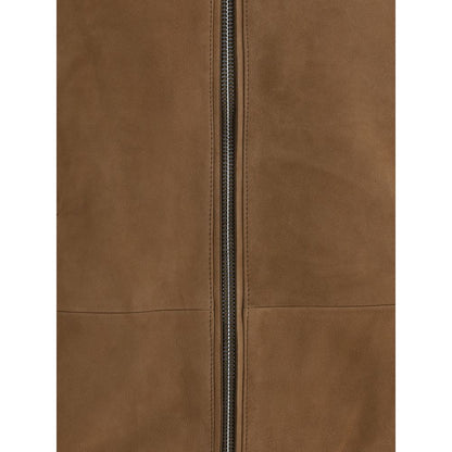Suede Bomber Jacket
