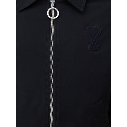 Black Polyester Jackets & Coat