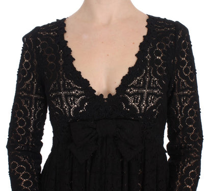 Elegante vestido largo Ricamo con estampado floral