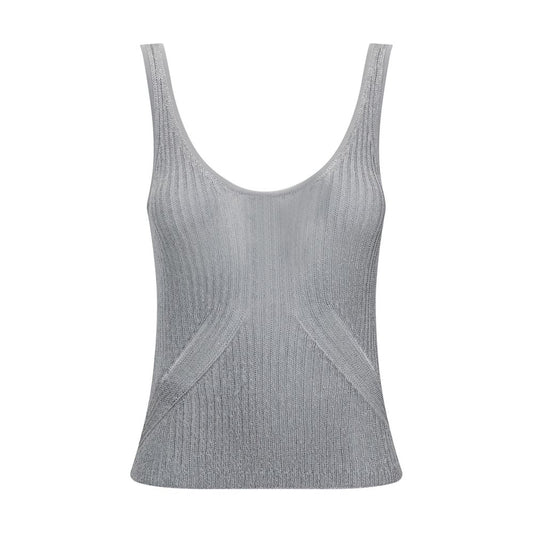 Metallic Knit Top