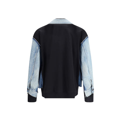 Denim Jacket with Cardigan