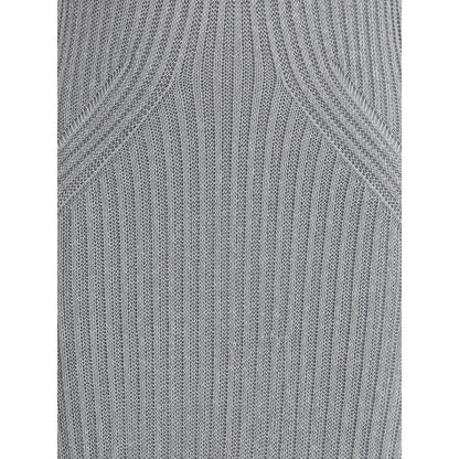 Metallic knit long Dress