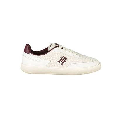 Beige Leather Women Sneaker