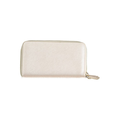 Brown Polyethylene Women Wallet