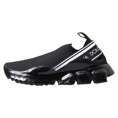 Black Sorrento Slip On Low Top Sneakers