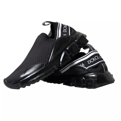Black Sorrento Slip On Low Top Sneakers