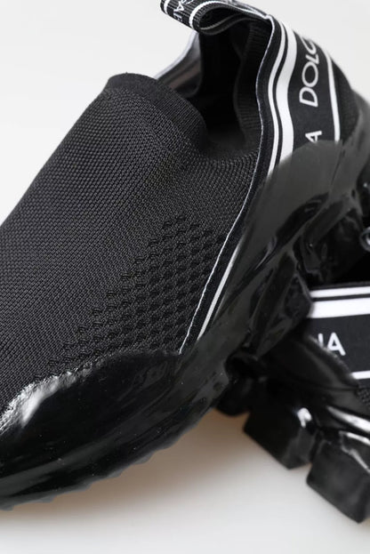 Black Sorrento Slip On Low Top Sneakers