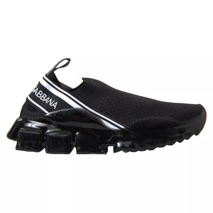 Black Sorrento Slip On Low Top Sneakers