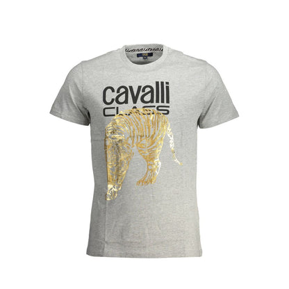 Brown Cotton Men T-Shirt