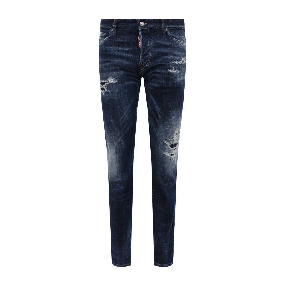 Blue Cotton Jeans & Pant