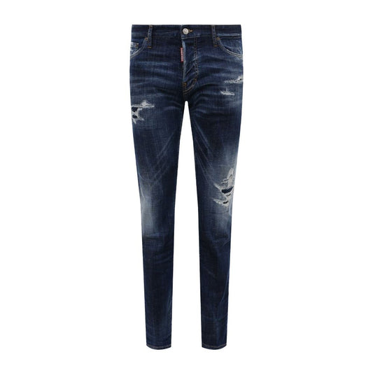 Blue Cotton Jeans & Pant