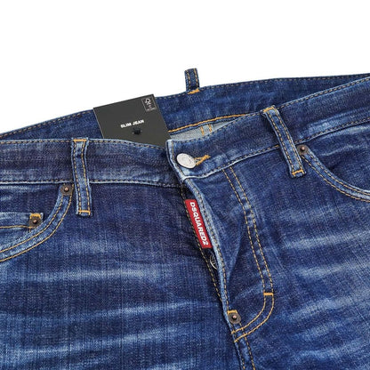Blue Cotton Jeans & Pant