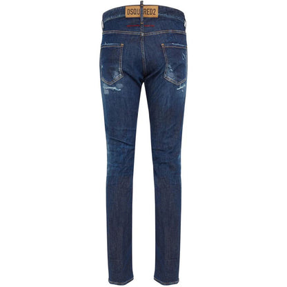 Blue Cotton Jeans & Pant