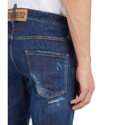 Blue Cotton Jeans & Pant