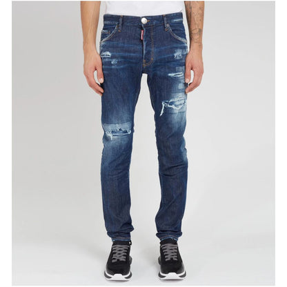 Blue Cotton Jeans & Pant