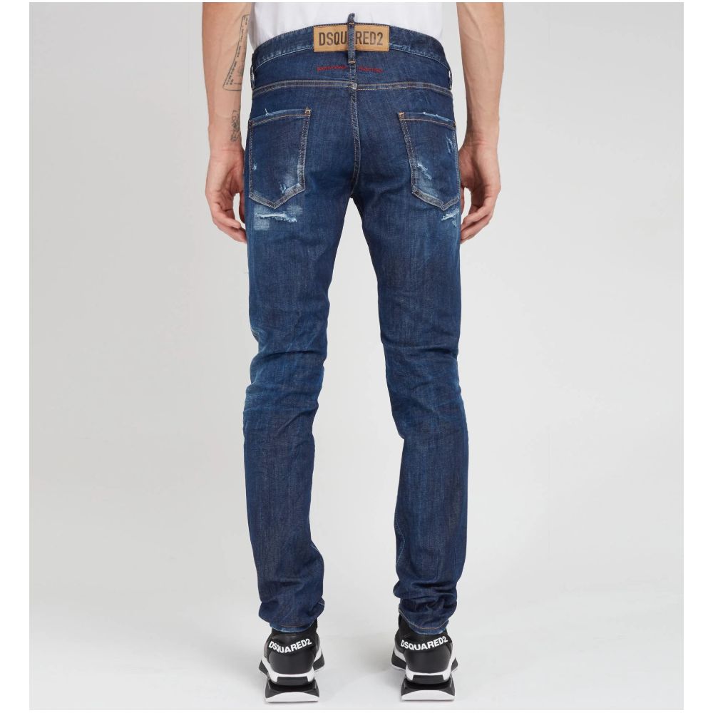 Blue Cotton Jeans & Pant