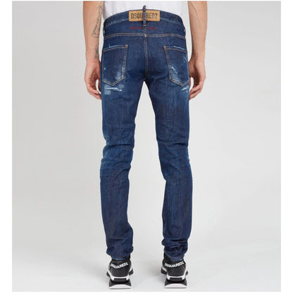 Blue Cotton Jeans & Pant