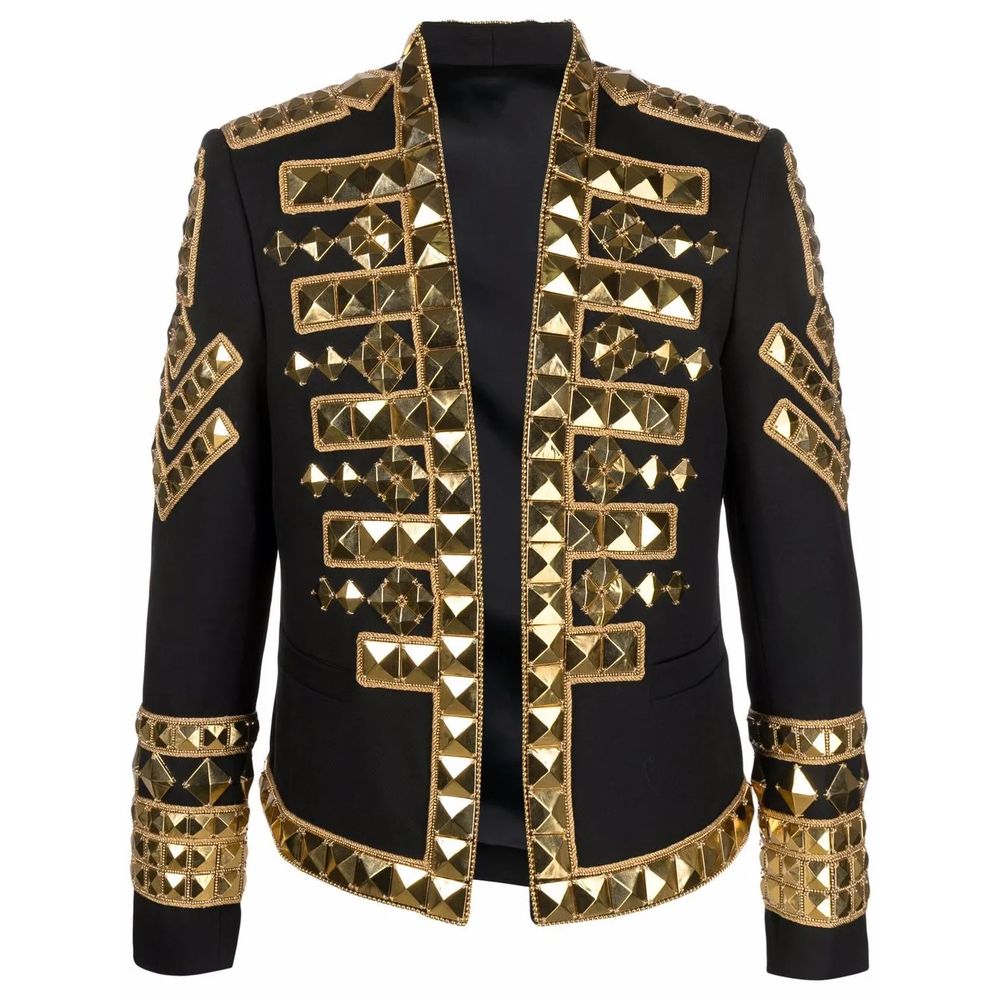 Black Acetate Men's Blazer