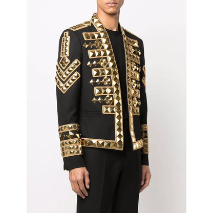 Black Acetate Men's Blazer