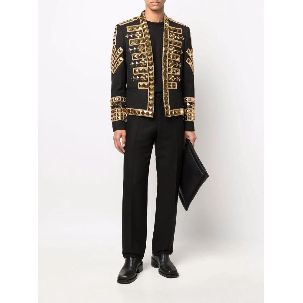 Black Acetate Men's Blazer