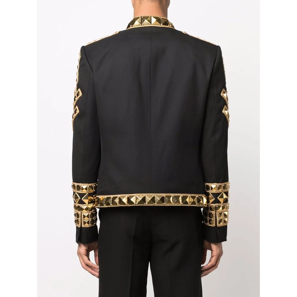 Black Acetate Men's Blazer