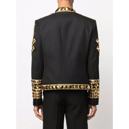 Black Acetate Men's Blazer