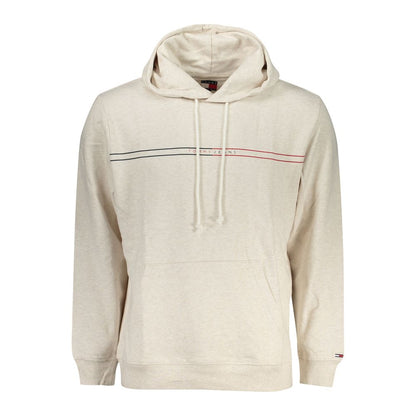 Beige Cotton Men Sweater